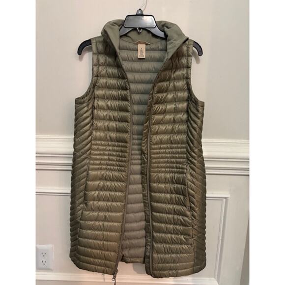 Duluth Trading Duck Down Quilted Puffer Vest Pertex Quantum Womens Small Long - Picture 2 of 8